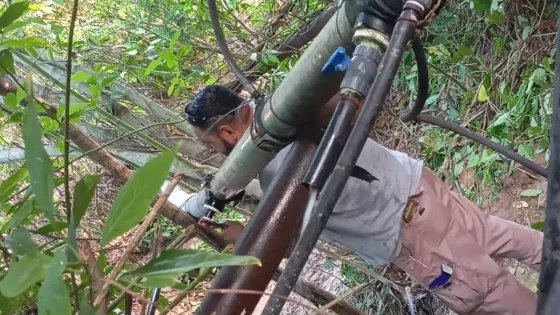 El agua en riesgo: detectan tomas ilegales que afectan a todo Aguas Blancas
