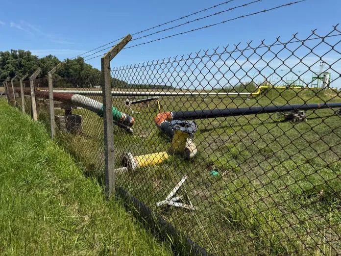 Oxidada y abandonada: as� qued� una obra clave de gas para Mar del Plata y la regi�n