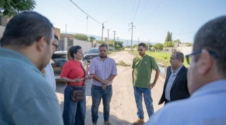 Valle Viejo avanza con obras de saneamiento y planificaci�n vial