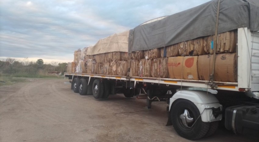 El municipio vendi� m�s de 11 toneladas de cart�n reciclado
