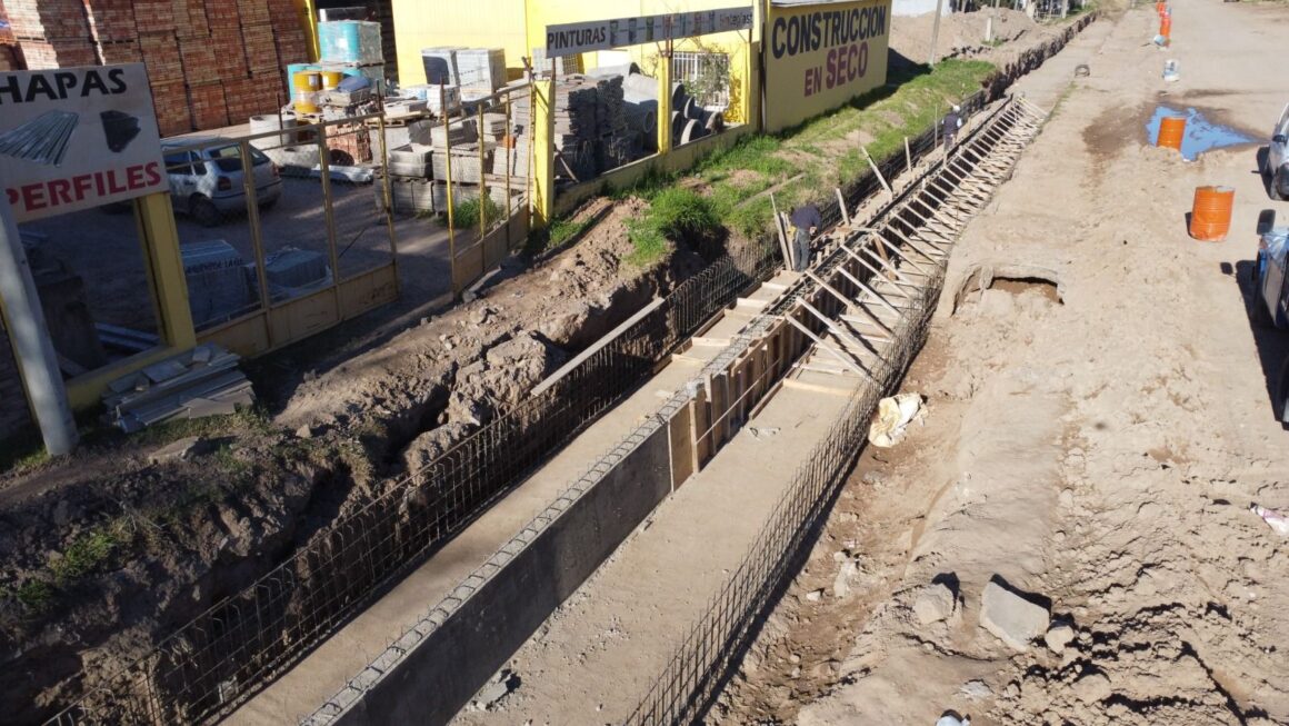 Infraestructura para evitar inundaciones: etapa final del Emisario de calle Dimmer