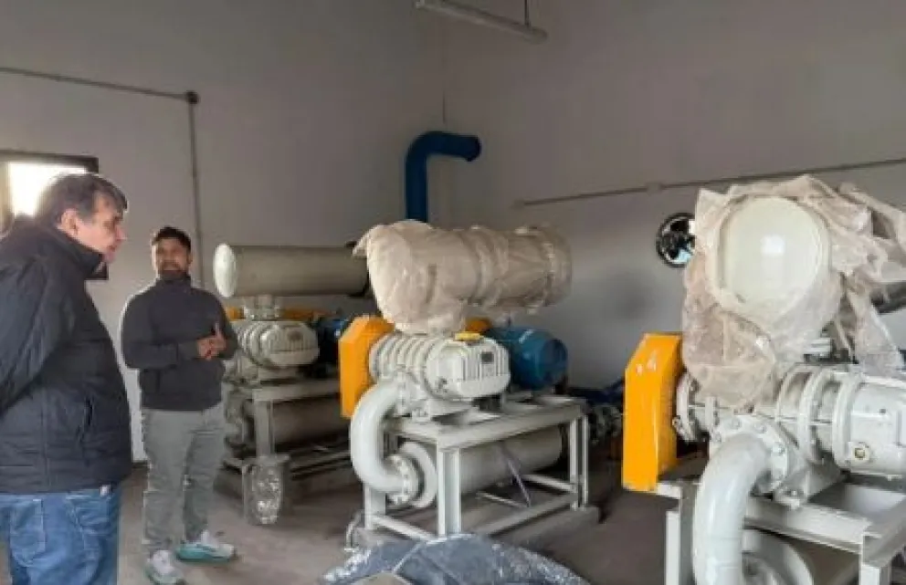 Loncopu�: reactivan la obra del sistema cloacal con una inversi�n de $2.450 millones