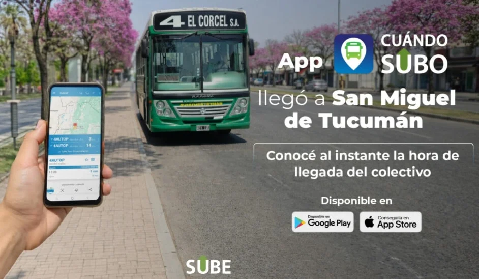 Tucum�n ya cuenta con la aplicaci�n que permite saber en tiempo real cu�ndo llega el colectivo