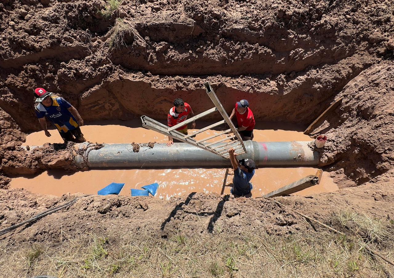 SAMEEP REPAR� EL ACUEDUCTO NORTE Y NORMALIZA EL SERVICIO DE AGUA EN RESISTENCIA Y LOCALIDADES CERCANAS