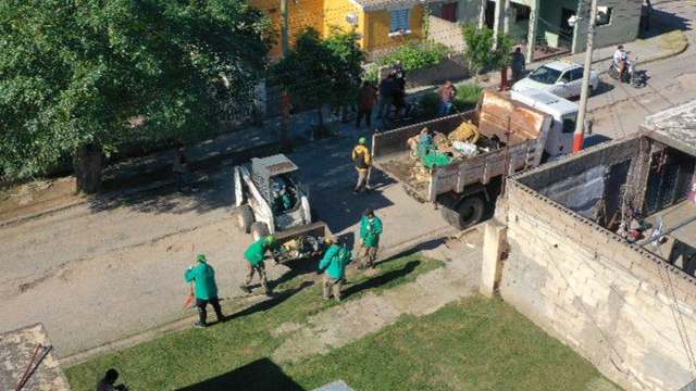 Operativo integral en el barrio Islas Malvinas consolid� mejoras ambientales y del alumbrado p�blico