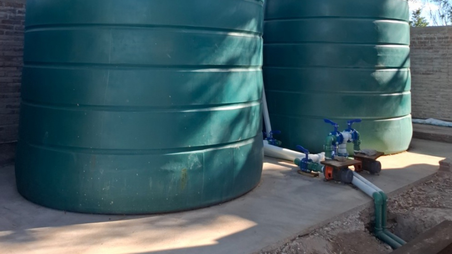 Instalaci�n de una cisterna y renovaci�n de la red optimizan el suministro de agua potable en Per�