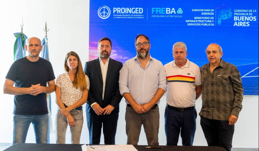 Alberti firm� convenio con PBA para la puesta en marcha de su primer Parque Solar