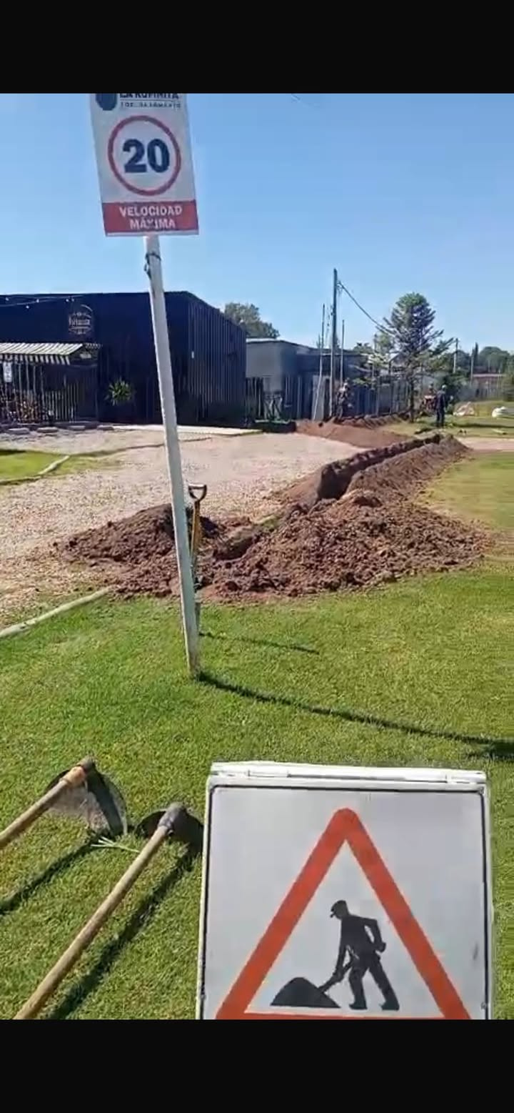 Vecinos de La Rufinita financian la obra troncal de gas