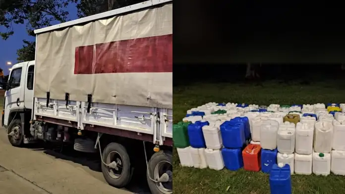 Interceptan un cami�n con 147 envases de agroqu�micos en el T�nel Subfluvial