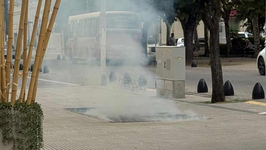 Explosi�n en una c�mara de Edesur: gran parte de la ciudad qued� sin luz