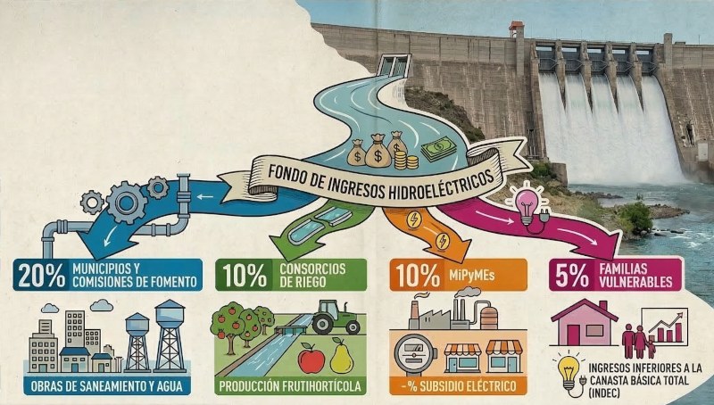 Proponen redistribuir fondos de represas hidroel�ctricas para subsidiar tarifas