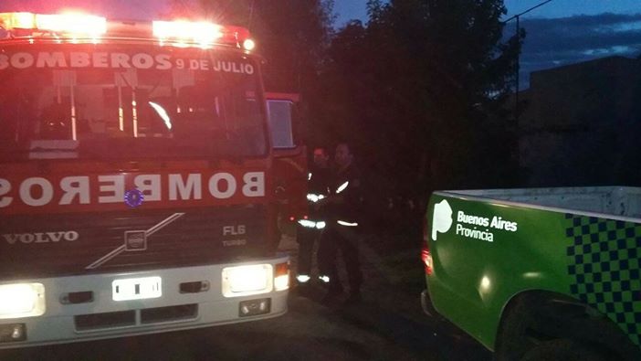 Fuga de gas, susto e intervenci�n de Bomberos