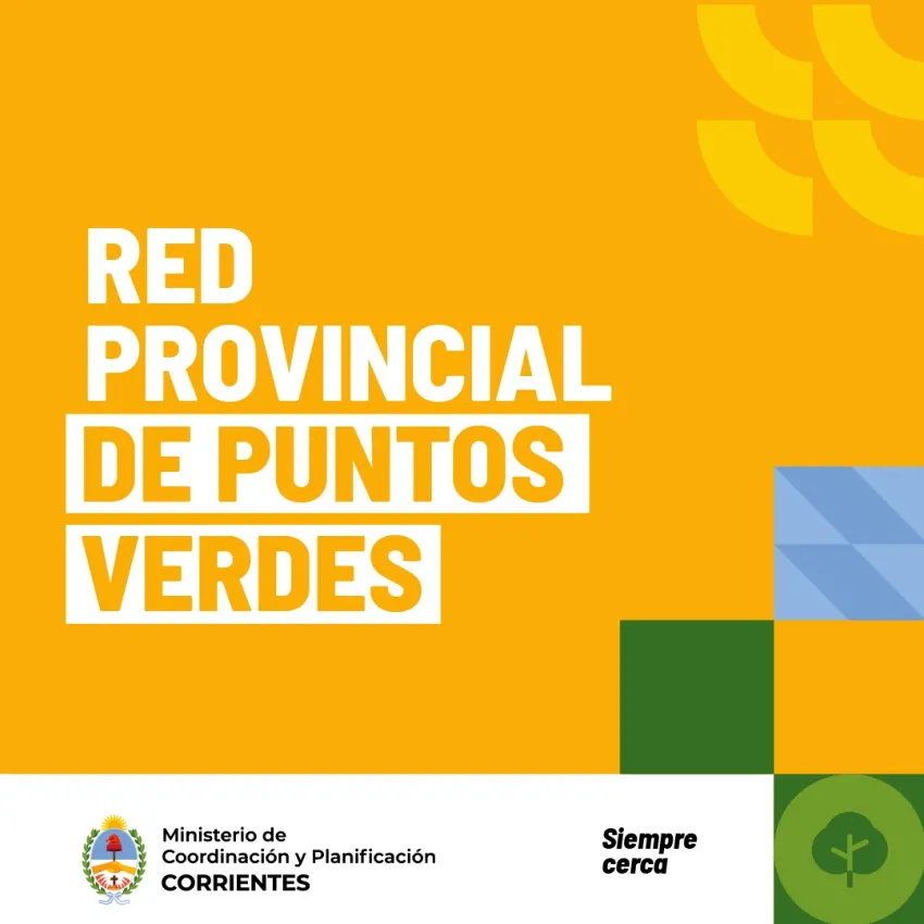 Provincia y municipios avanzan en una red estrat�gica de Puntos Verdes para fortalecer la agenda ambiental