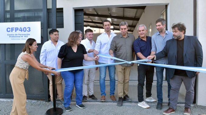 Se inaugur� en Olivera el nuevo anexo del Centro de Formaci�n Profesional Laboral N�403