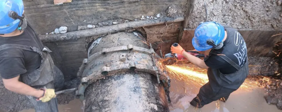 Corte de agua en Roca: finalizaron los trabajos, �cu�ndo empieza a normalizarse el servicio?