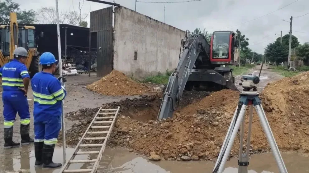 Or�n avanza con una obra clave que busca aliviar un problema hist�rico en el sistema cloacal