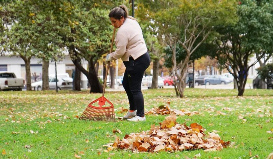 Refuerzan la limpieza urbana con un trabajo coordinado entre barredoras y cuadrillas