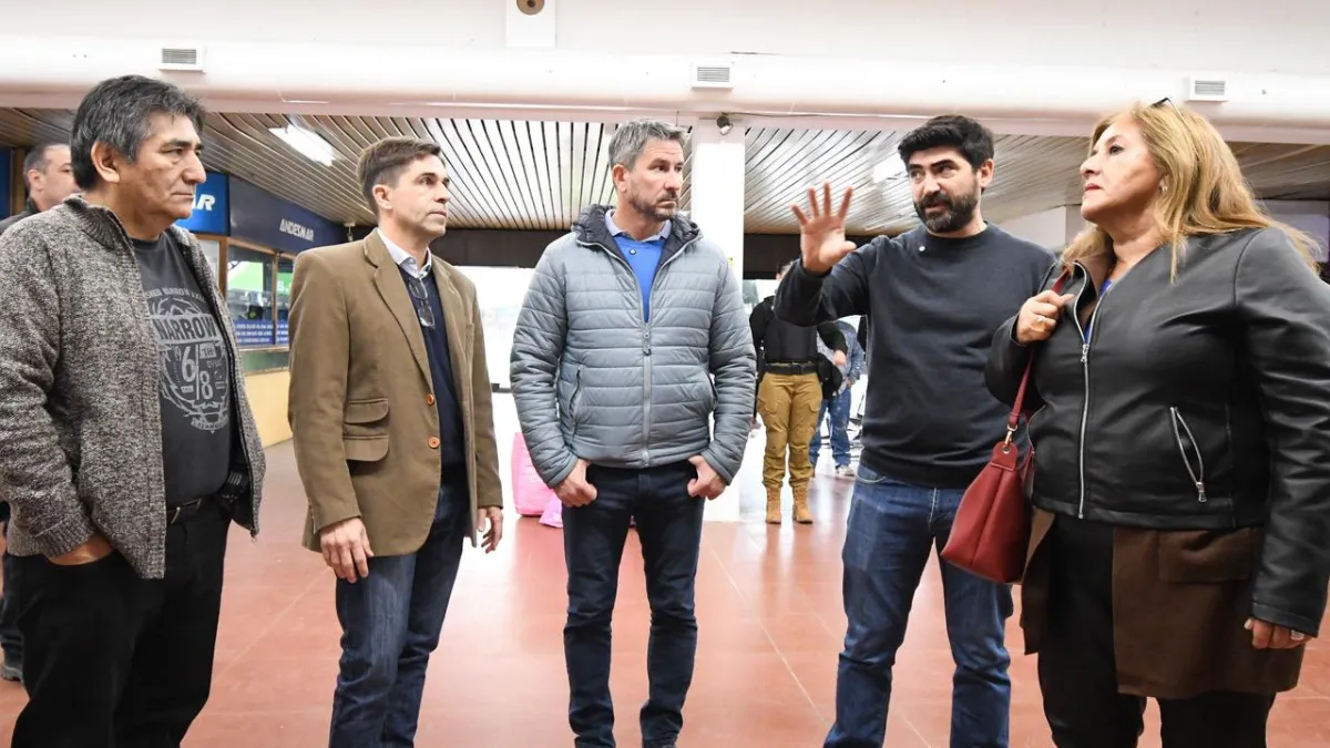 Inauguraron la segunda etapa de obras en la Terminal de �mnibus de Trelew