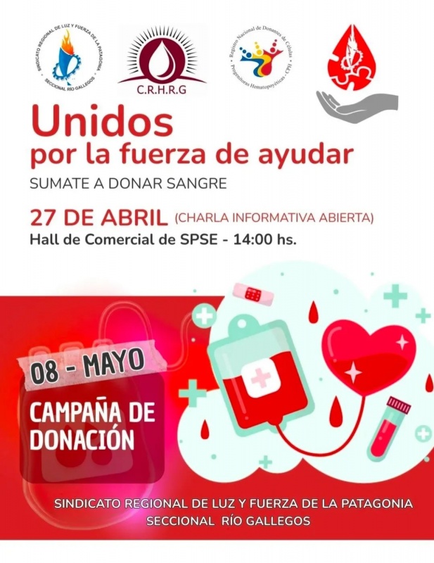 El Sindicato de Luz y Fuerza organiza una jornada de donaci�n de sangre