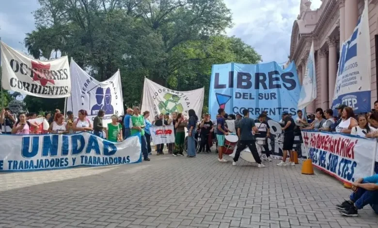 Corrientes: Cooperativas recicladoras reclaman la restituci�n de convenios