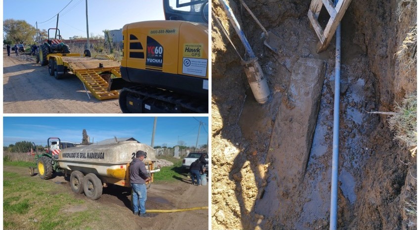 Con colaboraci�n municipal, ABSA resolvi� el problema del agua corriente en el barrio Belgrano
