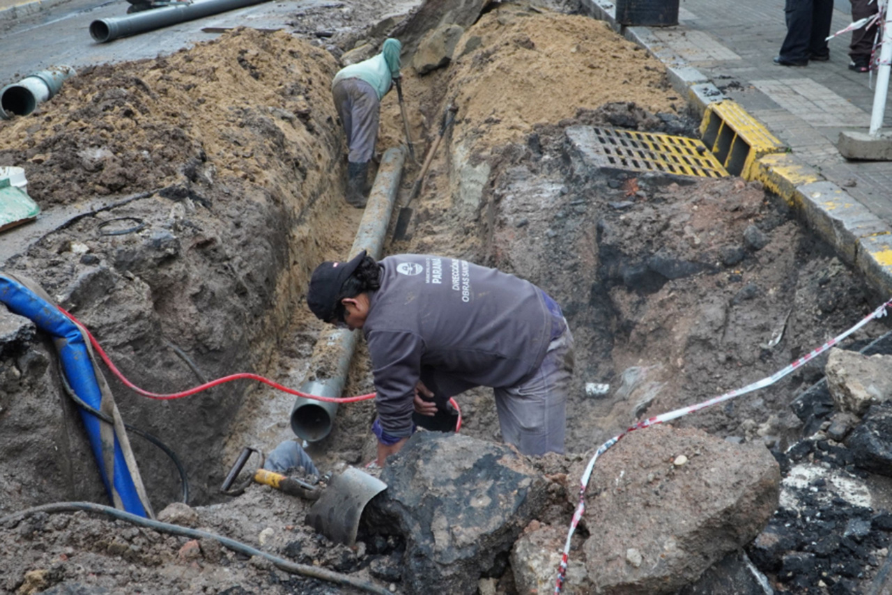 Trabajos de enlaces para optimizar el servicio de agua potable
