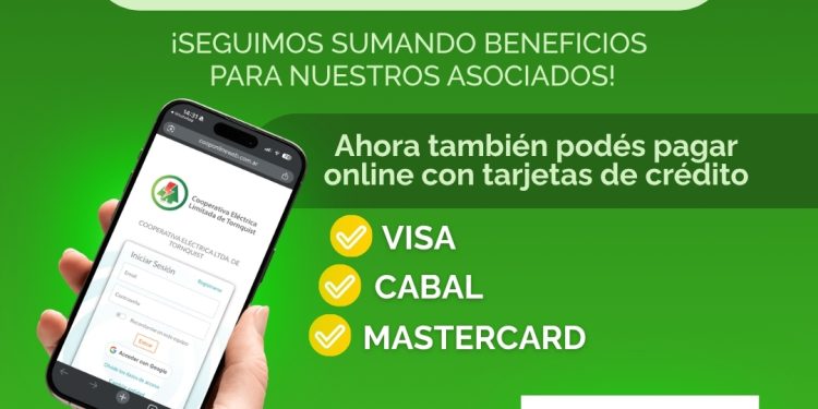 La Cooperativa El�ctrica suma un nuevo medio de pago para sus asociados
