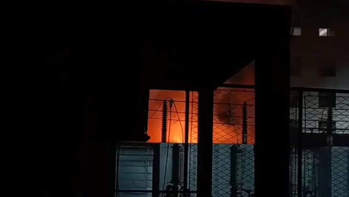 Explosi�n e incendio en una subestaci�n de Edesur: cortes de luz en Capital y Zona Sur
