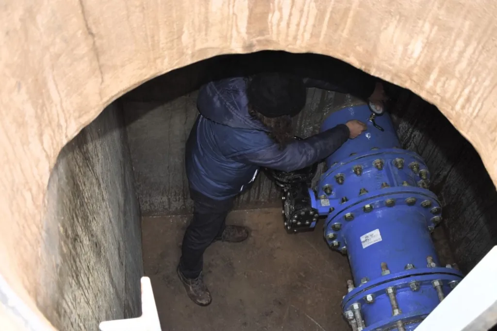 Finaliz� la obra de vinculaci�n de acueductos y mejorar� el abastecimiento en el sur de Mar del Plata