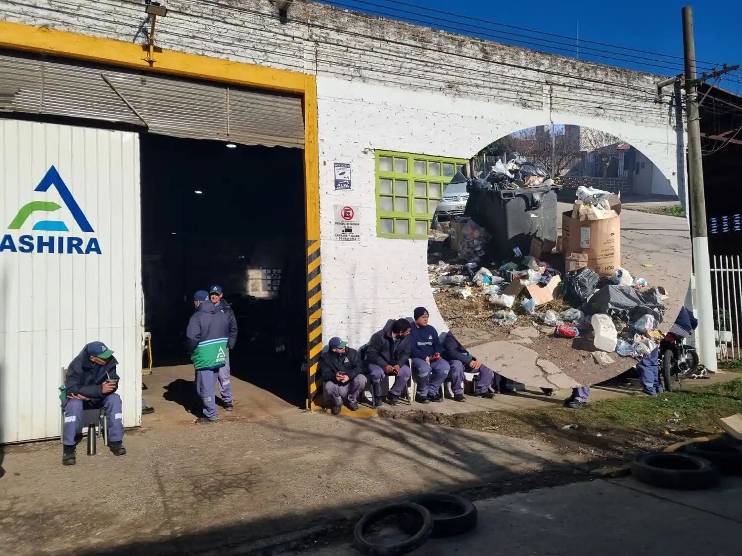 Acuerdo entre Ashira y el Gobierno: vuelven a recolectar la basura