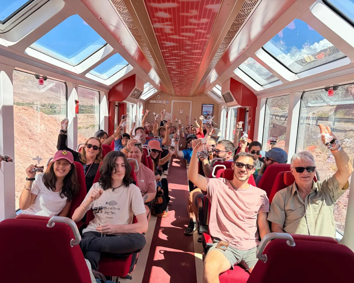 Aniversario. El Tren Solar de la Quebrada cumple dos a�os uniendo pueblos, cultura e identidad