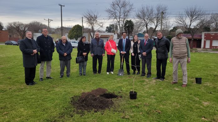 Rotary en Rauch: plantacin del rbol de la vida
