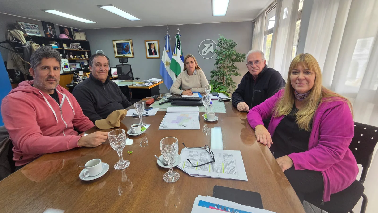 Soria se reuni� con ARSA y recibi� precisiones sobre el Plan Director de Agua Potable