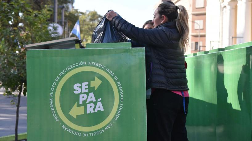Contra el cambio climtico: alientan a separar los residuos domiciliarios en San Miguel de Tucumn