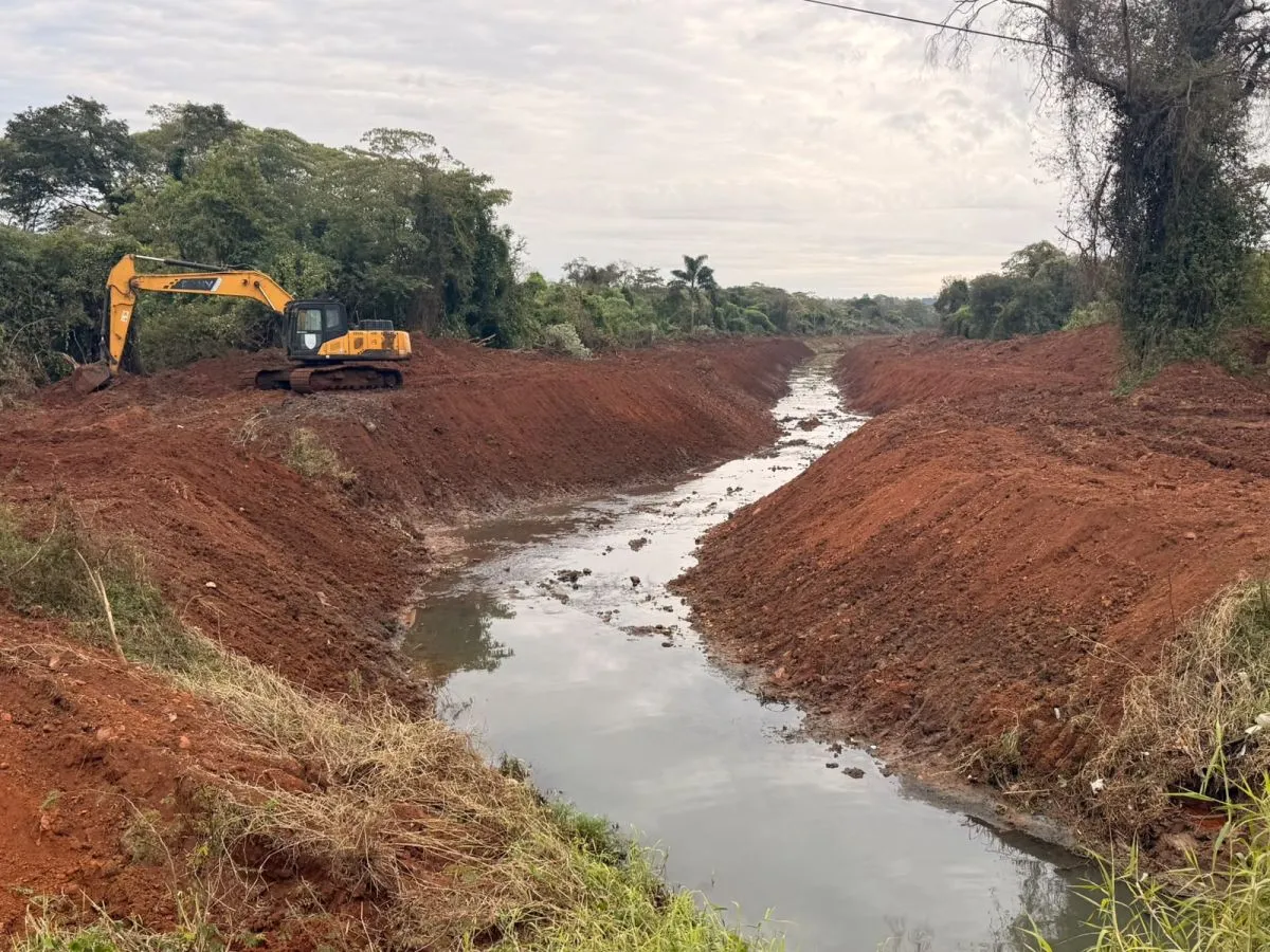 La obra de saneamiento del arroyo Picard� entr� en la recta final