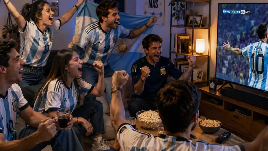 El contundente gr�fico que muestra c�mo se paraliza Argentina cuando juegan Messi y la Selecci�n