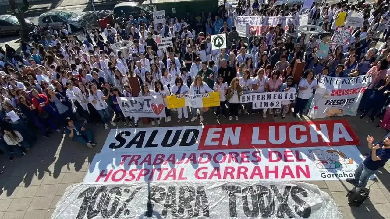 El jueves habr un paro nacional en defensa del Garrahan y de la salud pblica