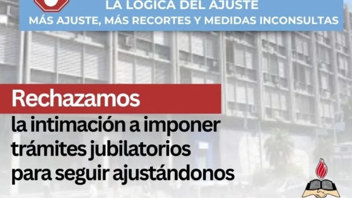 AGMER rechaz la difusin del CGE de un listado de docentes para que inicien sus trmites de jubilacin