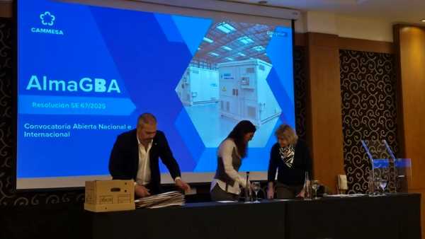 AlmaGBA: 14 empresas presentaron 27 proyectos para almacenamiento energtico en el AMBA