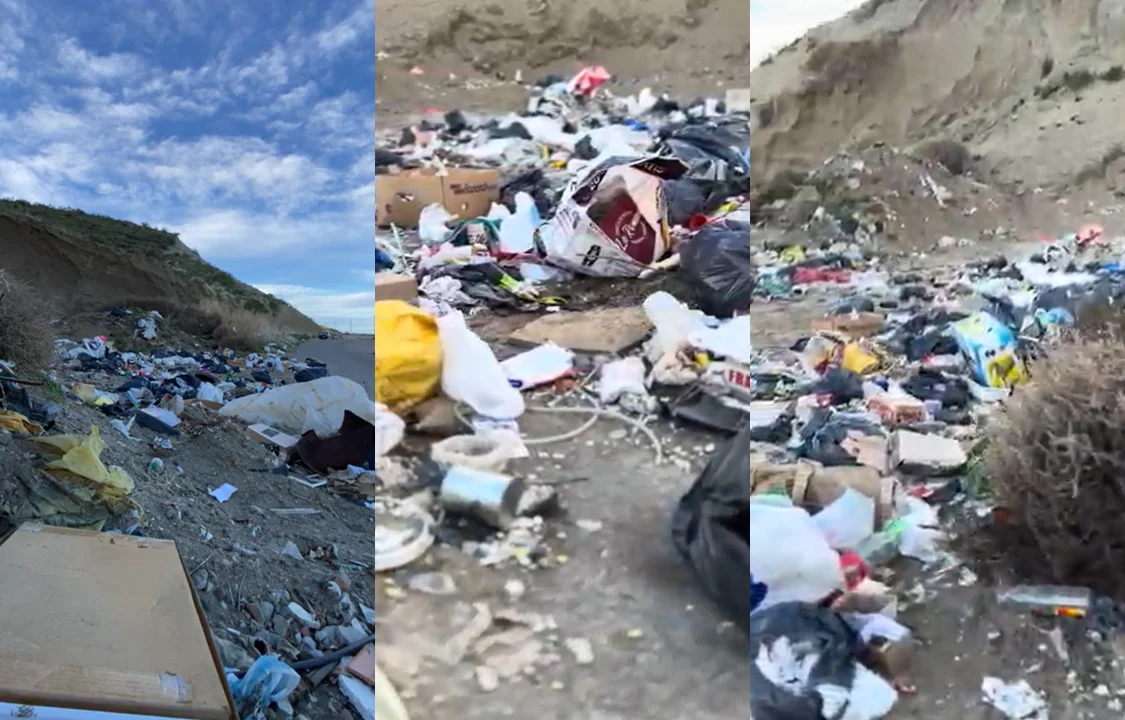 Preocupacin por otro basural clandestino en Comodoro, a metros del camino Roque Gonzlez