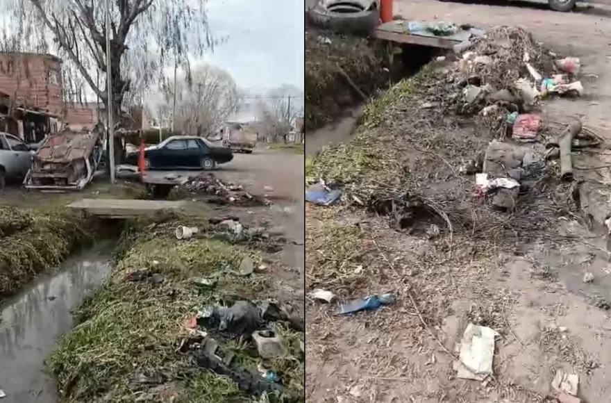De inodoros a ruedas de autos: hallan todo tipo de basura durante trabajos de limpieza en La Franja