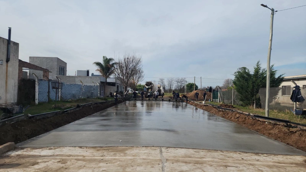 Avanzan las obras en el Barrio Procrear