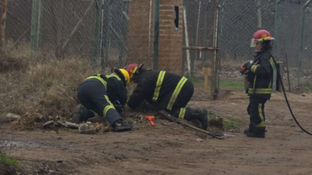 Un cami�n choc� contra un nicho de gas y tuvieron que evacuar una escuela primaria en Centenario