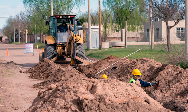 En Villa Germinal, la ampliaci�n de la red cloacal beneficiar� a 2.000 familias