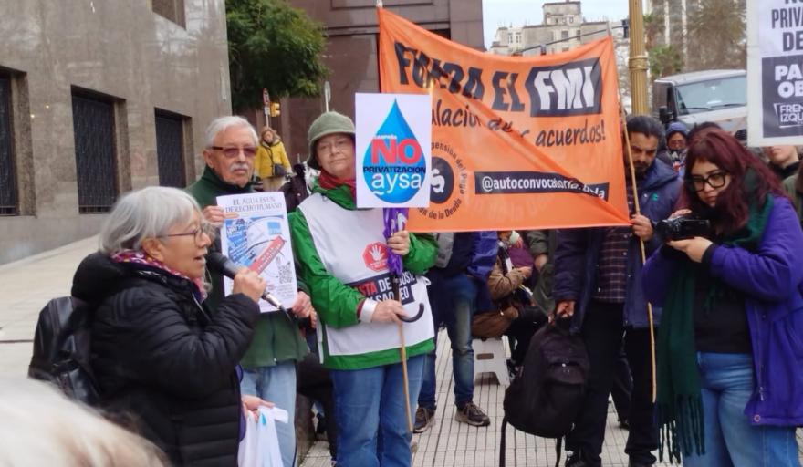 Organizaciones reclamar�n en La Plata contra la privatizaci�n de AySA