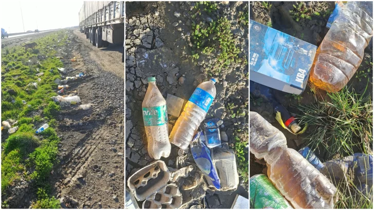 Botellas con orina y residuos, el minibasural que crece y preocupa a los vecinos del barrio Padre Olivieri