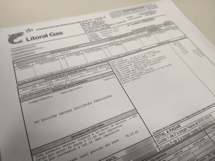 Gas: rige desde octubre un nuevo cuadro tarifario con un impacto promedio del 1 por ciento en las facturas