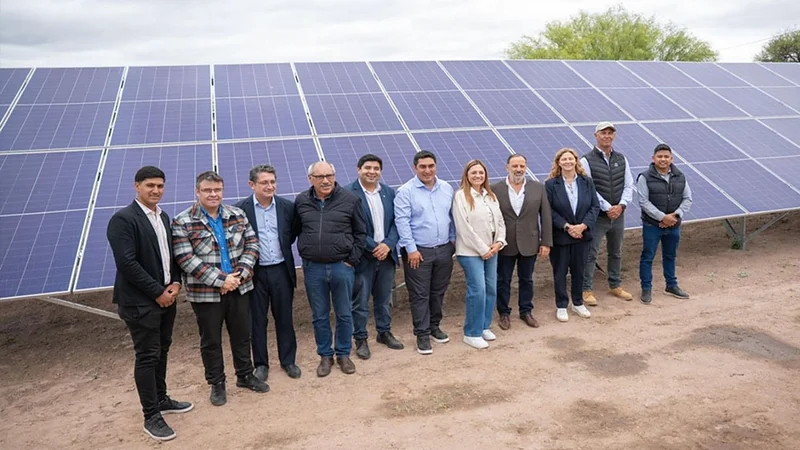 La Rioja avanza con su política de energías renovables: Quintela inauguró un nuevo parque solar