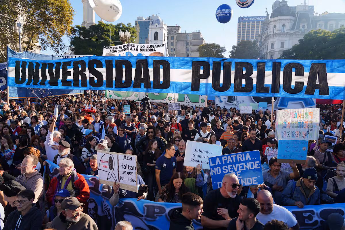 El Gobierno se prepara para una semana de protestas de universitarios, gremios y movimientos sociales