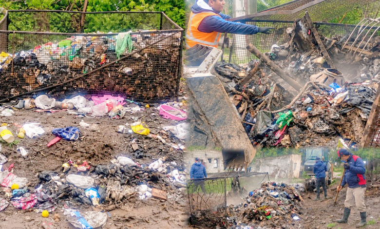 Descomposici�n y abandono se muestran en basura y animales muertos en Met�n